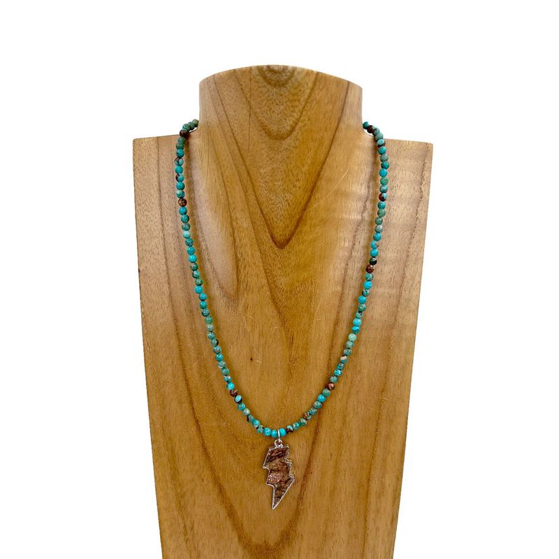 LIGHTNING BOLT PENDANT NECKLACE