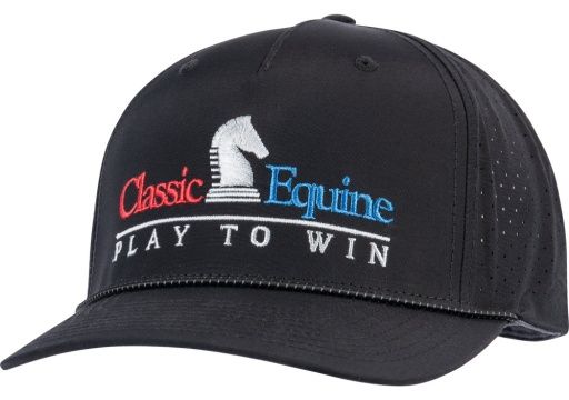 CLASSIC EQUINE PERFORMANCE CAP, Color: BLACK, Size: OSFA