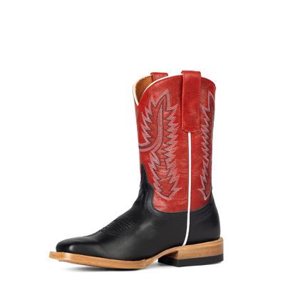 HORSE POWER BLACK FULL GRAIN WESTERN BOOT