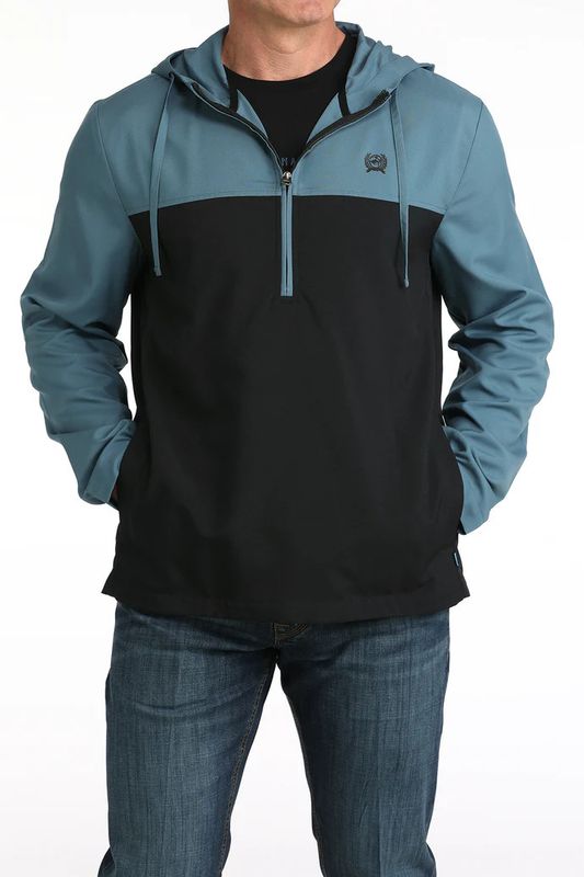 CINCH HOODED 1/2 ZIP PULLOVER