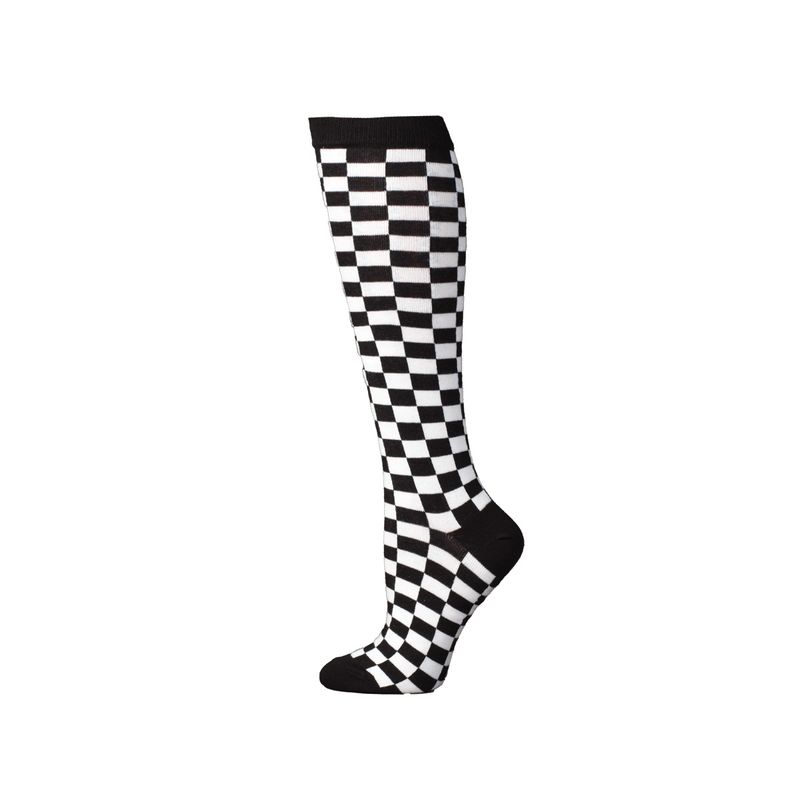 BOOT DOCTOR CHECKERBOARD OVER THE CALF SOCKS