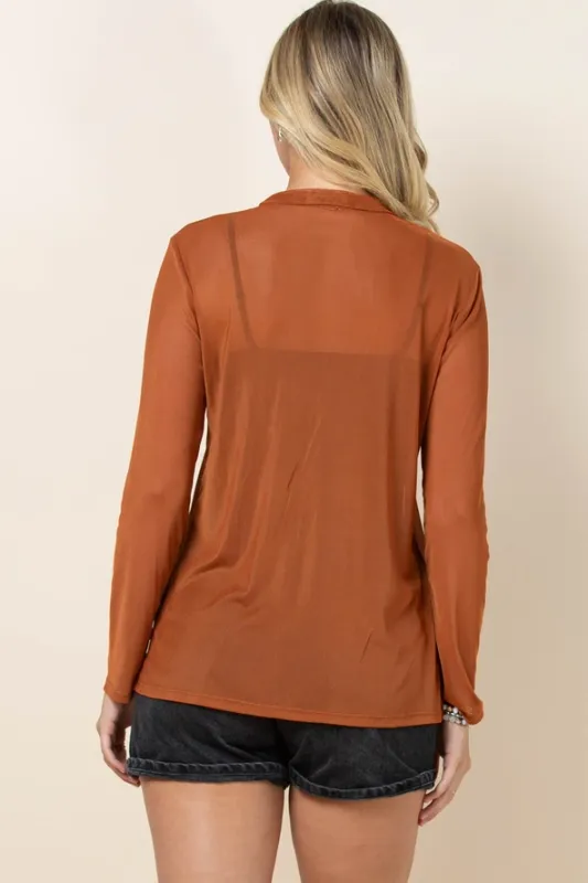 CHASE MESH TOP