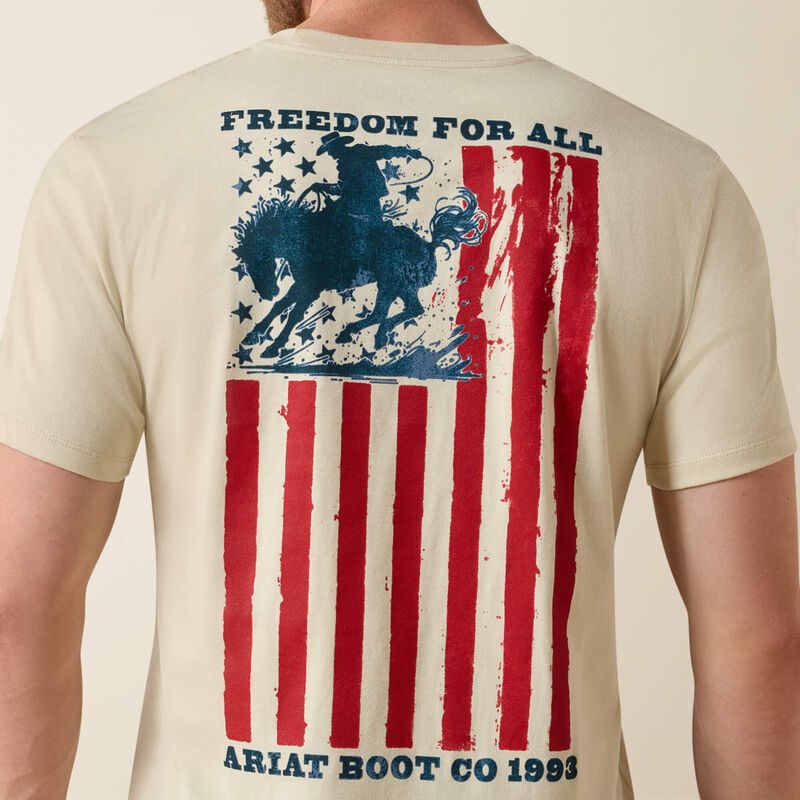ARIAT SPLIT FREEDOM PAINTED CLASSIC T-SHIRT