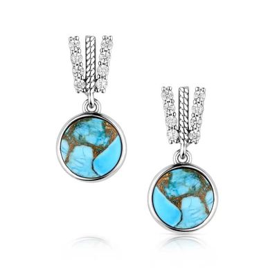 MONTANA SILVERSMITHS TRAILING TURQUOISE EARRINGS