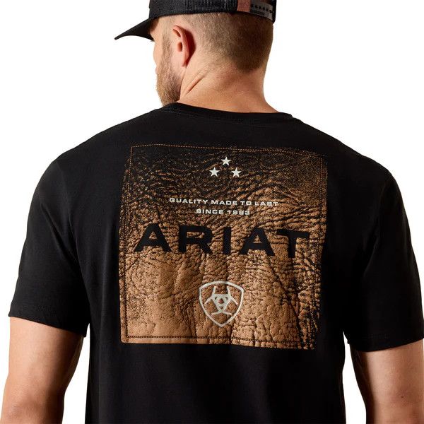 ARIAT BOOT LEATHER PATCH T-SHIRT