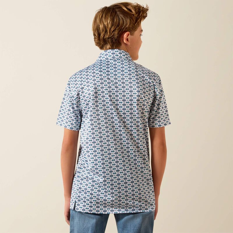 ARIAT ALL OVER PRINT POLO