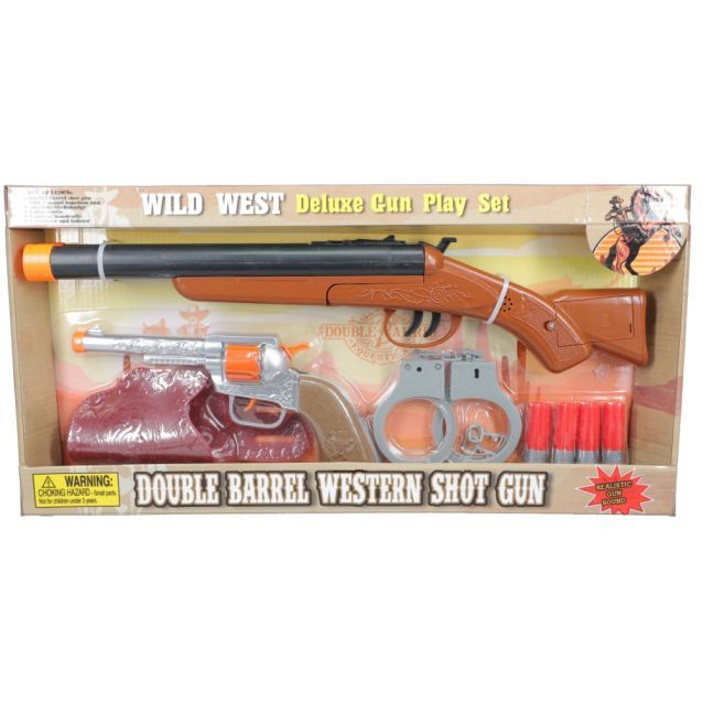 TOUGH 1 SHOTGUN &amp; PISTOL TOY GUN SET