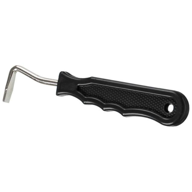 TOUGH 1 METAL HOOF PICK WITH PLASTIC HANDLE