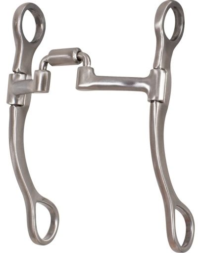 CLASSIC EQUINE LOW PORT BARREL BIT, 7-1/2" SHANK