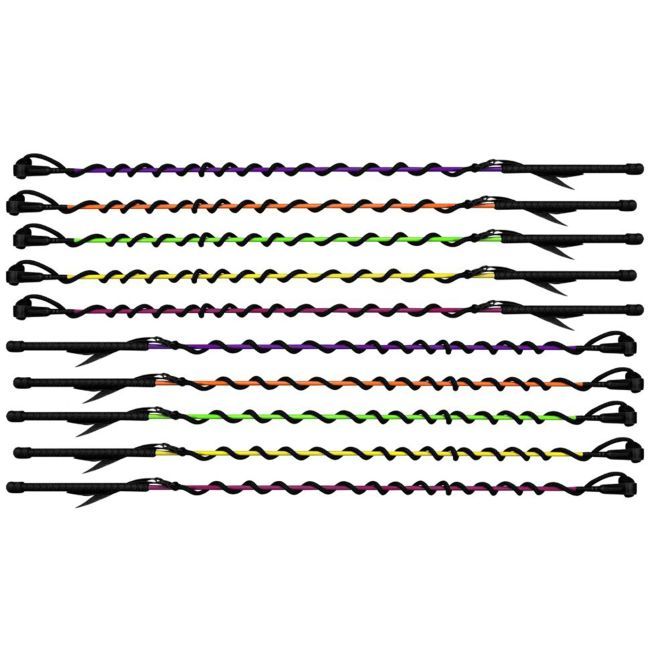 SHOWMAN TRAINING WHIP, 4' SHAFT AND 5' LASH