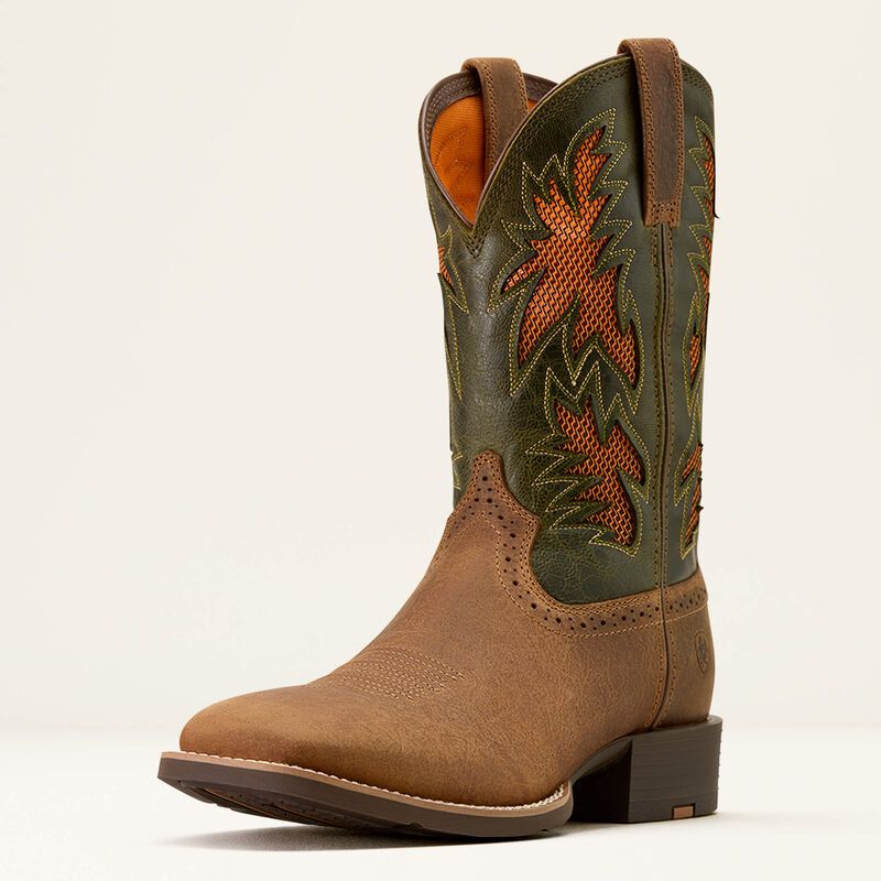 ARIAT SPORT COOL VENTEK WIDE SQUARE TOE COWBOY BOOT