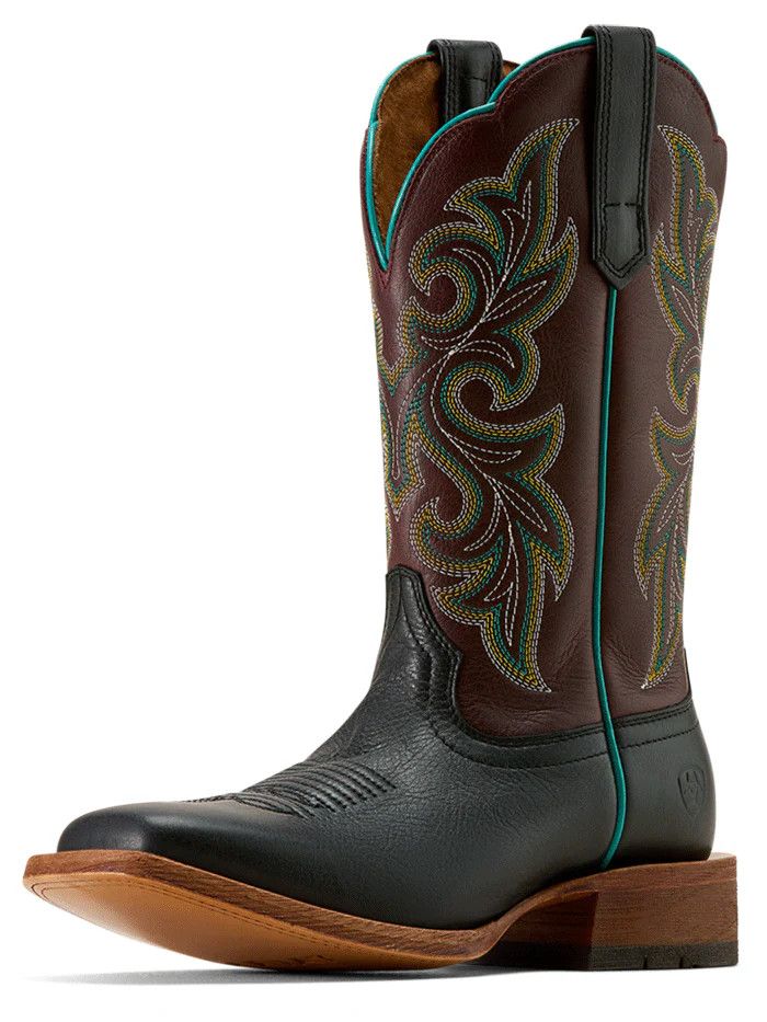 ARIAT COUNTY LANE WIDE SQUARE TOE WESTERN BOOT