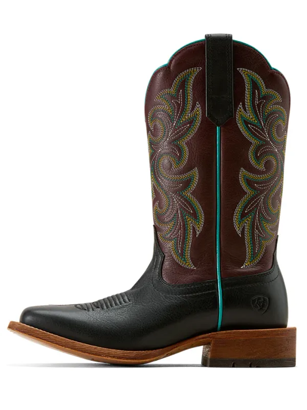 ARIAT COUNTY LANE WIDE SQUARE TOE WESTERN BOOT