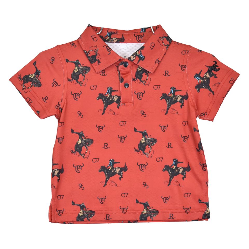 COWBOY HARDWARE BRONC GOLF POLO