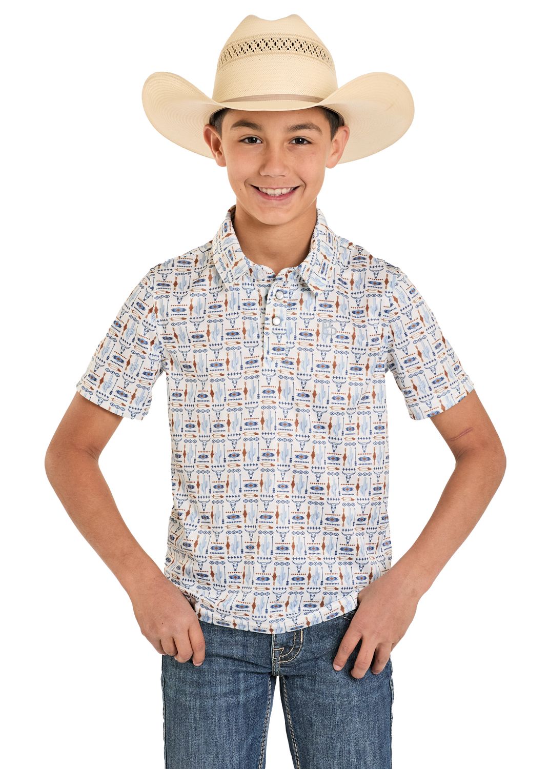 ROCK &amp; ROLL SNAP POLO SHIRT