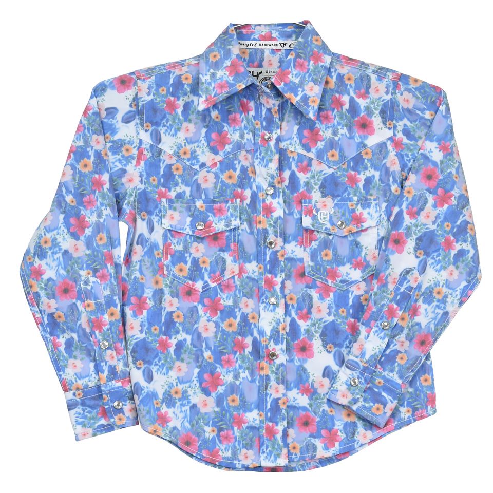 COWGIRL HARDWARE FLORAL MONET WESTERN SHIRT