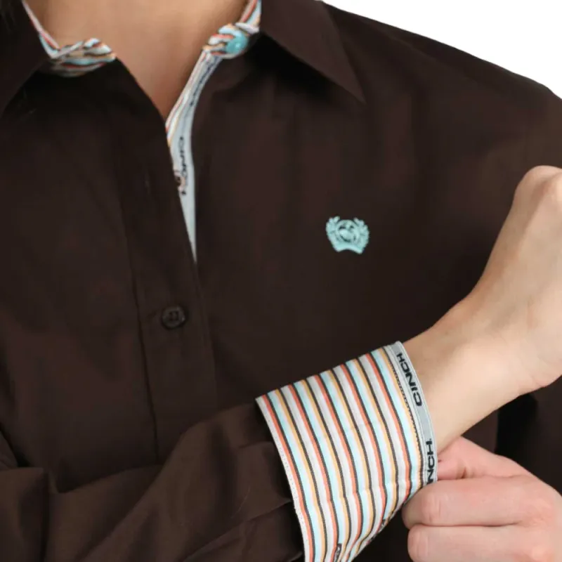 CINCH SOLID BUTTON DOWN SHIRT