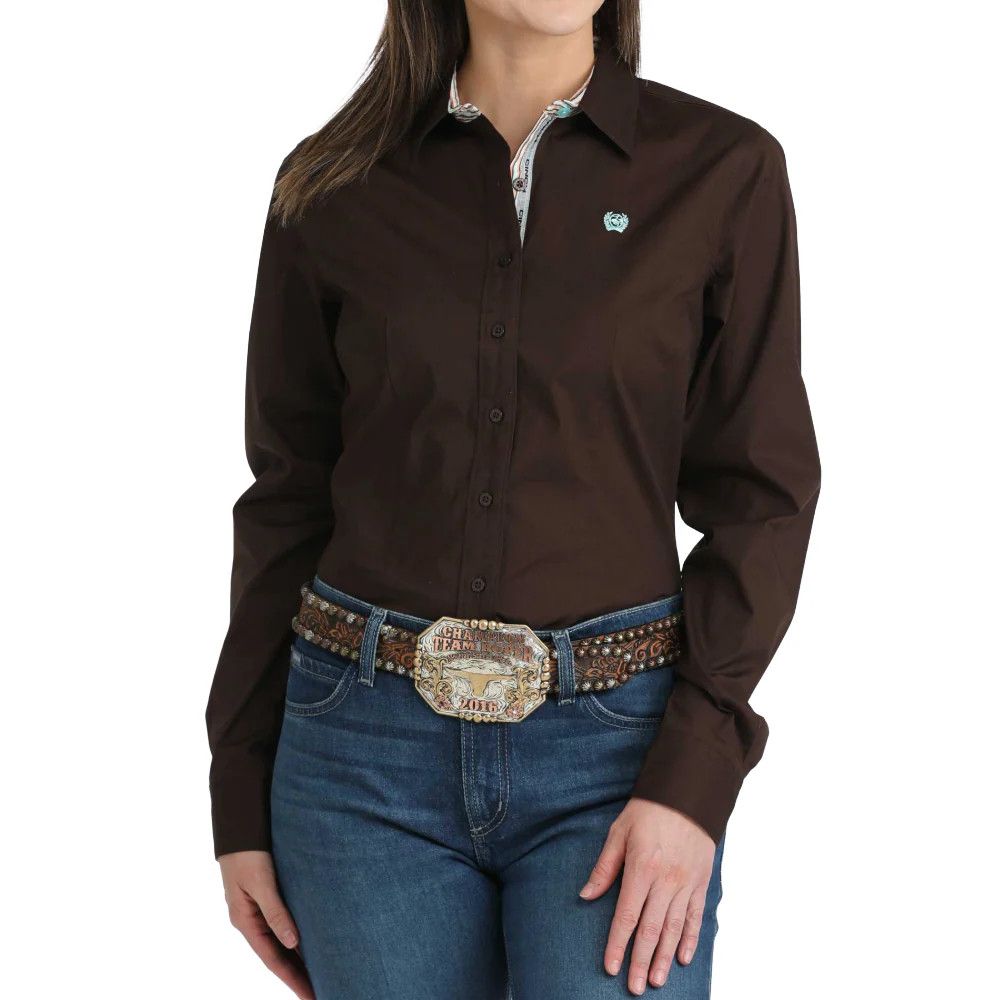 CINCH SOLID BUTTON DOWN SHIRT