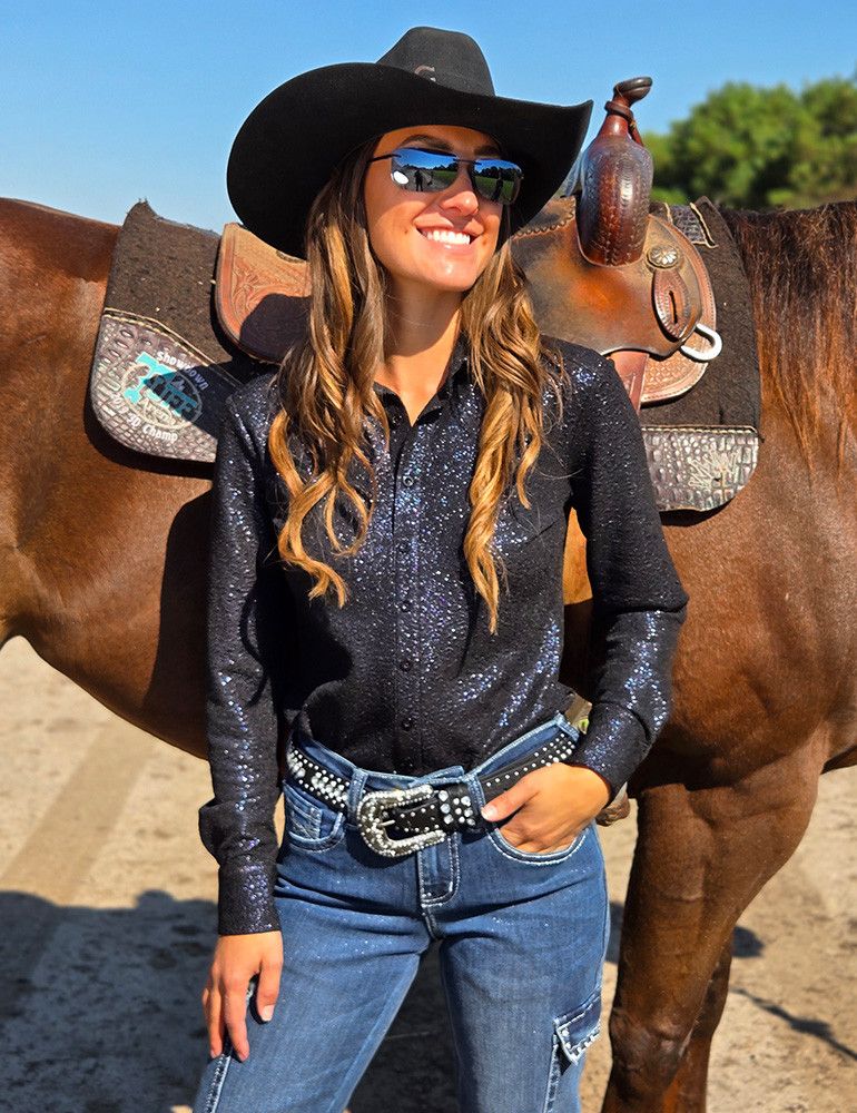COWGIRL TUFF PULLOVER BUTTON UP