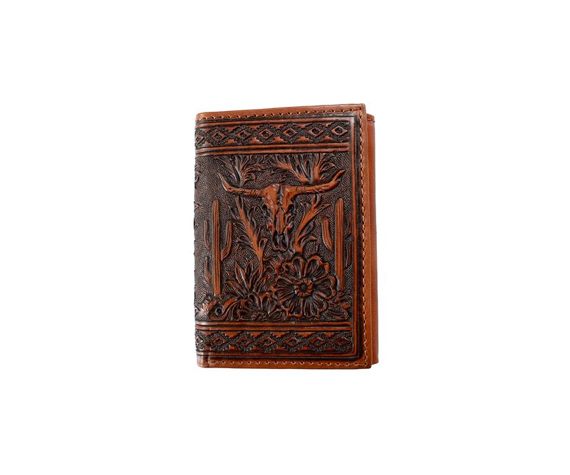 NOCONA LONGHORN TRIFOLD WALLET