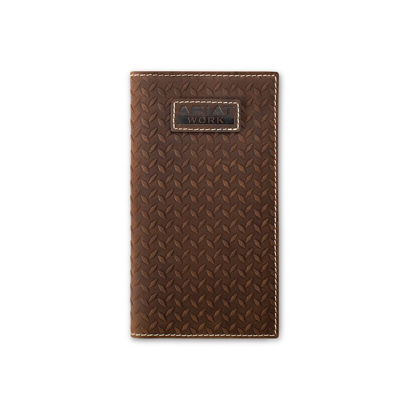 ARIAT WORK DIAMOND PLATE RODEO WALLET