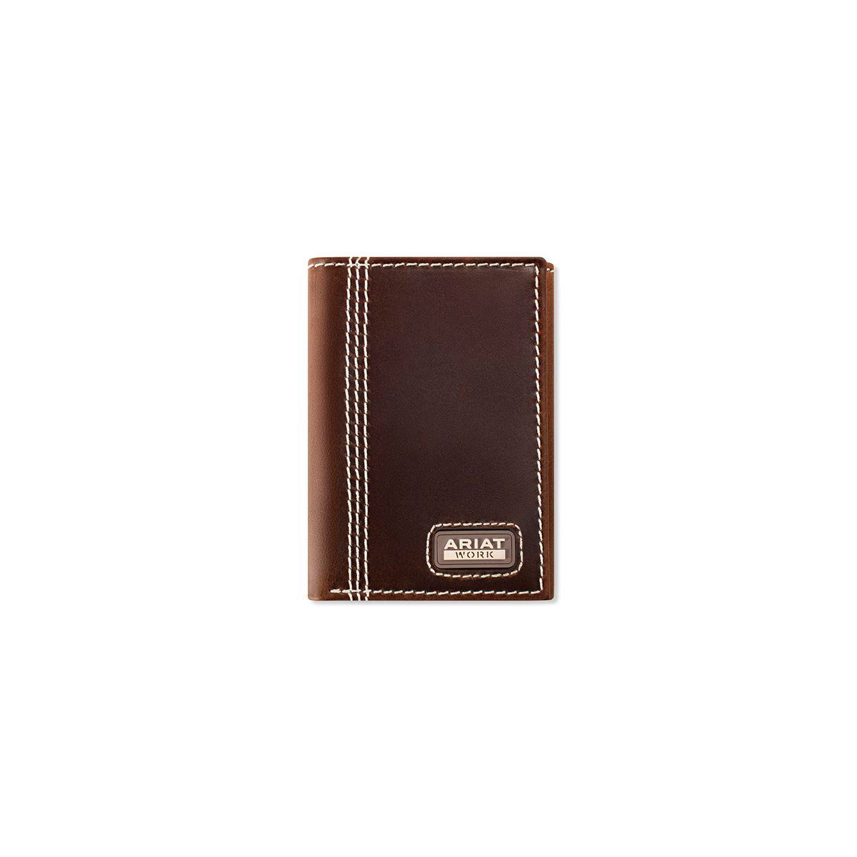 ARIAT WORK TRIPLE STITCH TRIFOLD WALLET