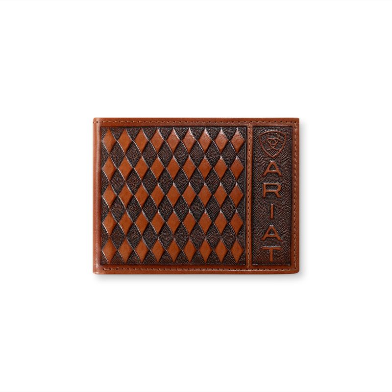 ARIAT DIAMOND EMBOSSED BIFOLD WALLET
