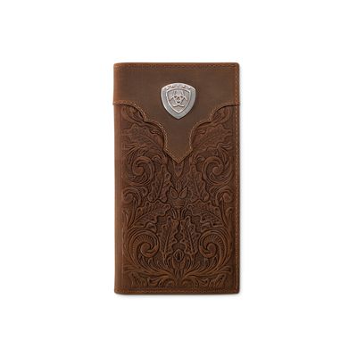 ARIAT SCROLL EMBOSSED RODEO WALLET