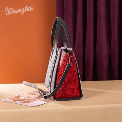 WRANGLER GENUINE COWHIDE TOTE/CROSSBODY