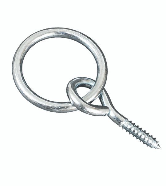 SCREW EYE WITH 2-1/2" RING