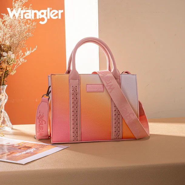 WRANGLER OMBRE WESTERN TOTE/CROSSBODY