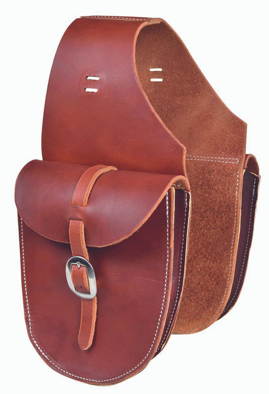 BERLIN CUSTOM LEATHER RANCH TRAIL SADDLE BAG
