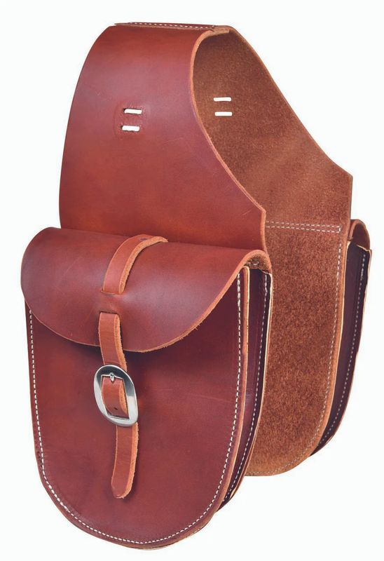 BERLIN CUSTOM LEATHER RANCH TRAIL SADDLE BAG