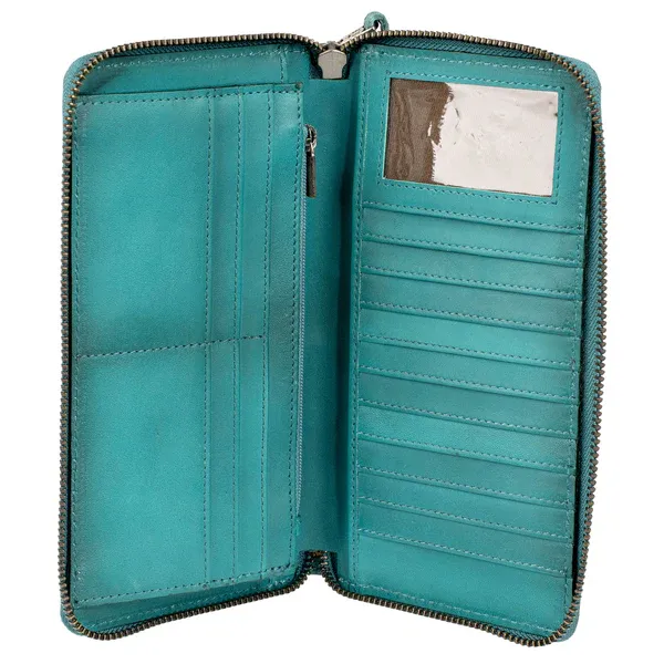 STS WAYFARER TURQUOISE JUNIPER BIFOLD WALLET