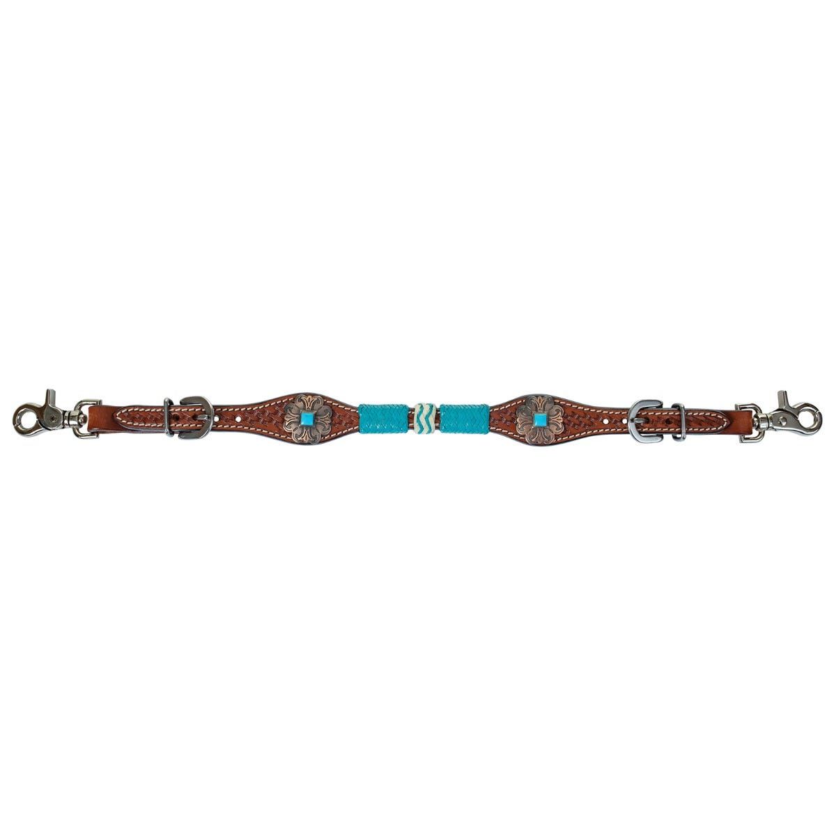 CIRCLE Y TURQUOISE ROUNDUP REGULAR OIL WITHER STRAP