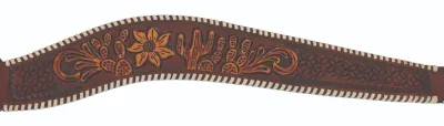 CIRCLE Y DESERT RAWHIDE EDGE BREAST COLLAR