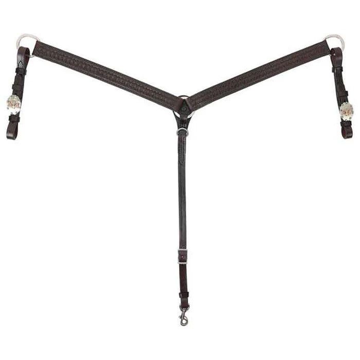 CIRCLE Y WINDSOR CHOCOLATE BREAST COLLAR