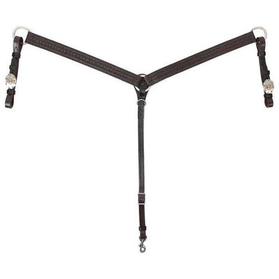 CIRCLE Y WINDSOR CHOCOLATE BREAST COLLAR