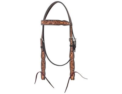 CIRCLE Y QUILTED SUNFLOWER BROWBAND HEADSTALL