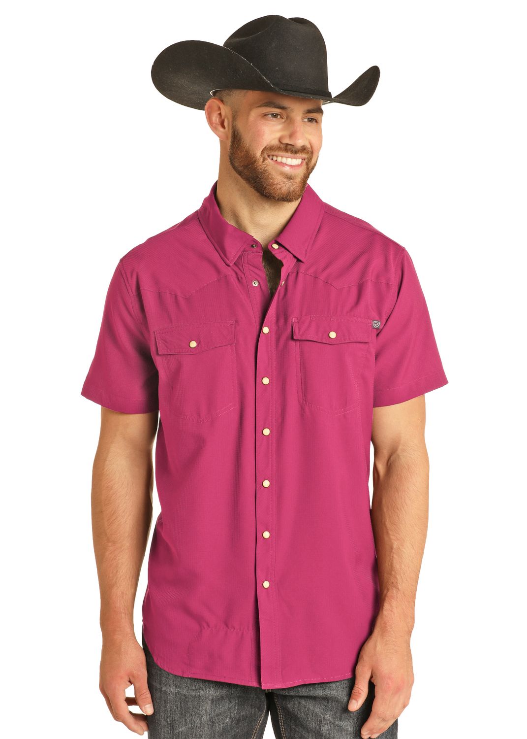 ROCK &amp; ROLL TEK RIPSTOP SNAP SHORT SLEEVE SHIRT
