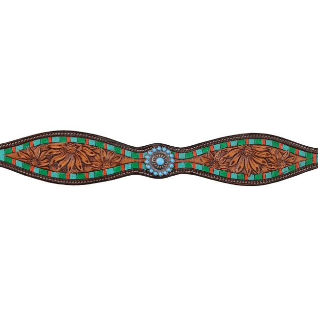 SHOWMAN DESERT BLOOM WITHER STRAP