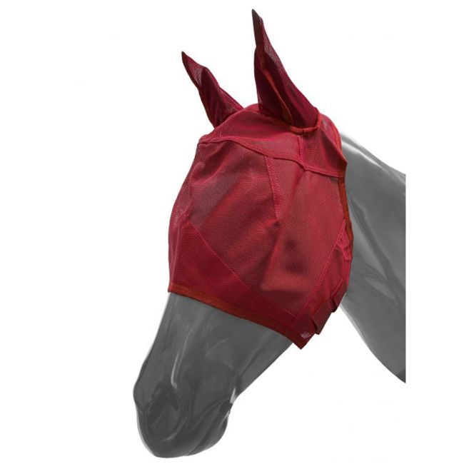 SHOWMAN MESH PONY FLY MASK WITH EARS