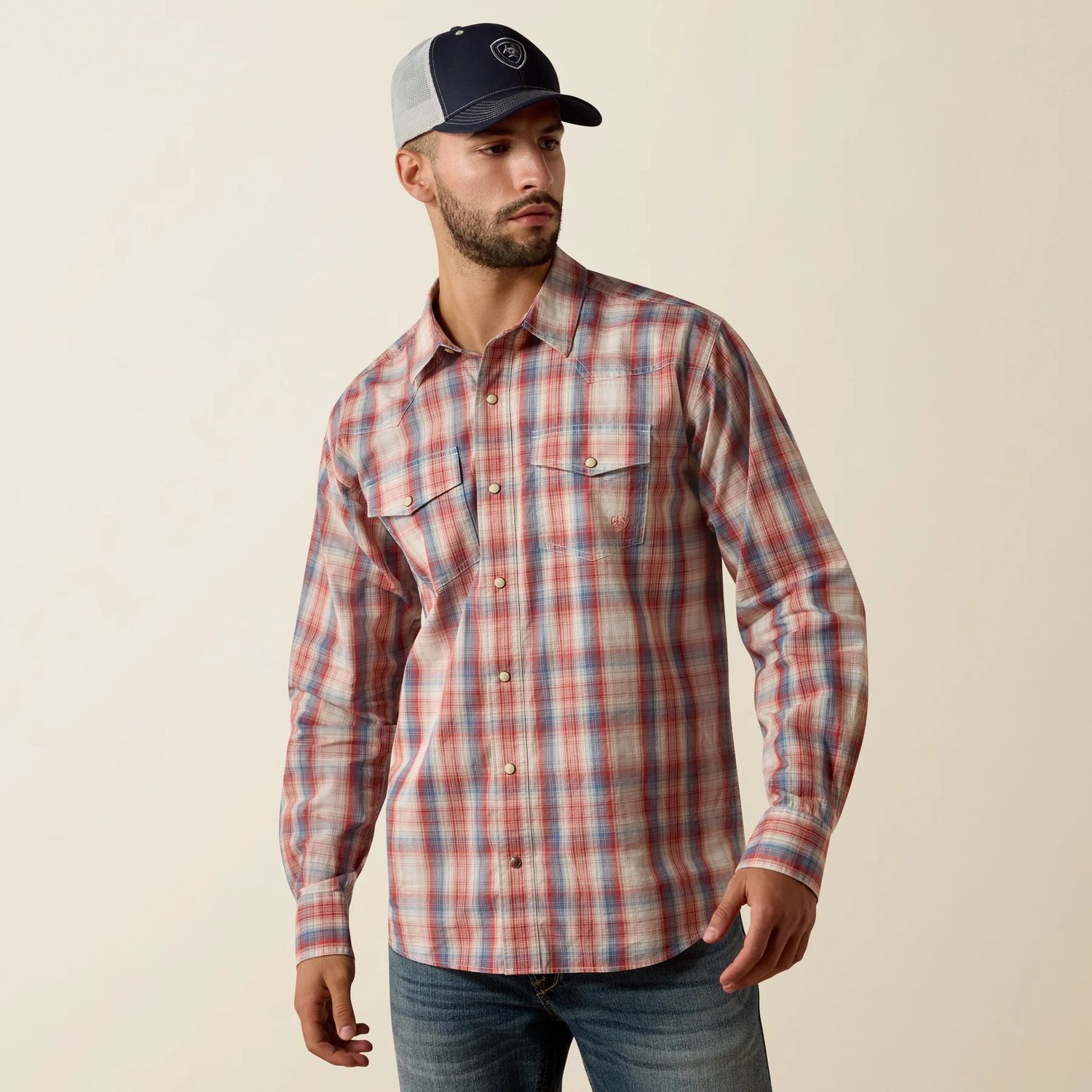 ARIAT RETRO HODGE FITTED SHIRT