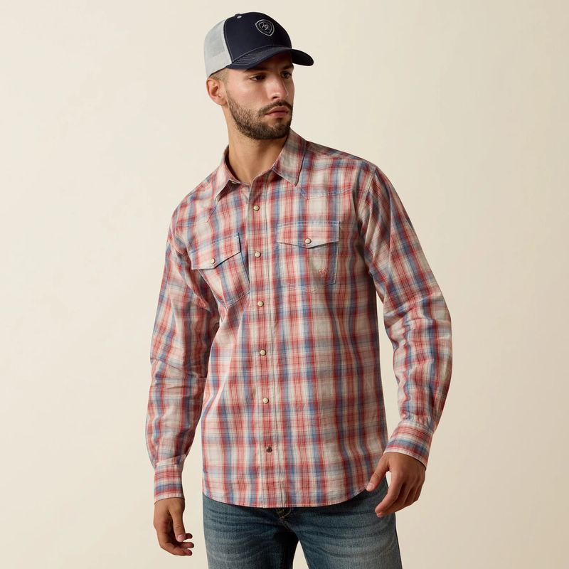 ARIAT RETRO HODGE FITTED SHIRT