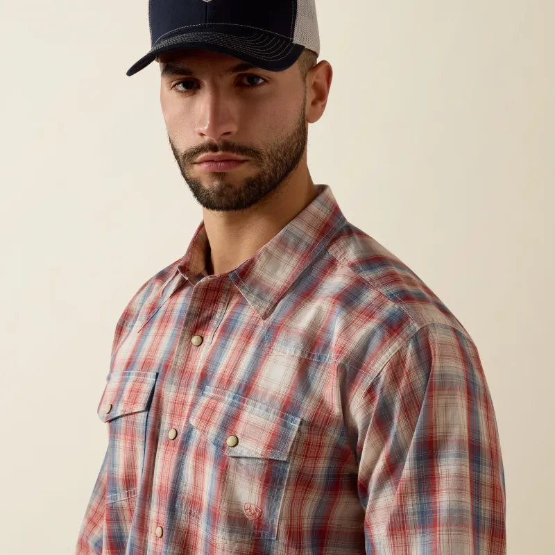 ARIAT RETRO HODGE FITTED SHIRT