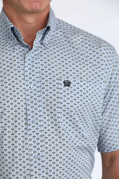 CINCH GEOMETRIC SHORT SLEEVE SHIRT