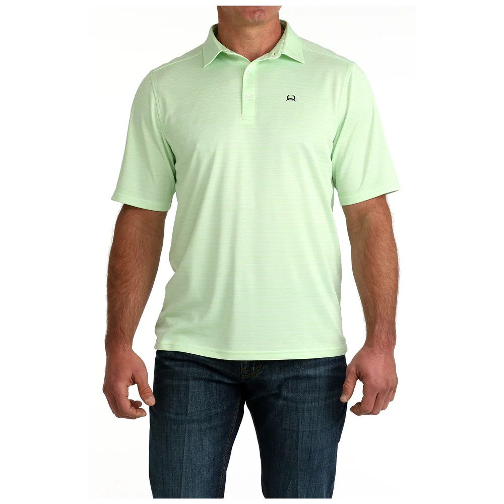 CINCH ARENAFLEX STRIPED POLO