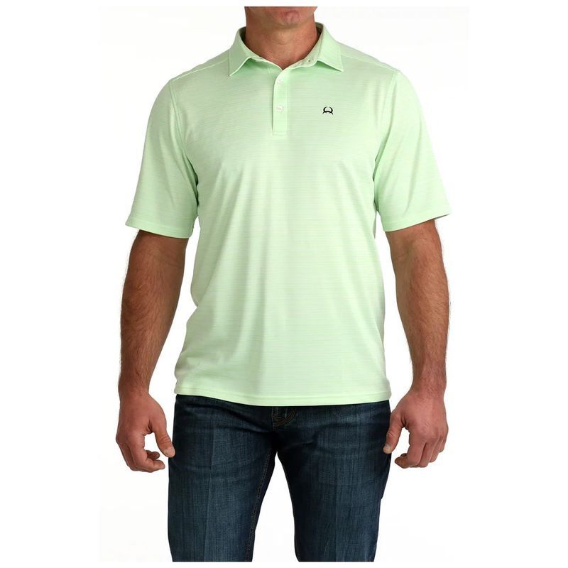 CINCH ARENAFLEX STRIPED POLO