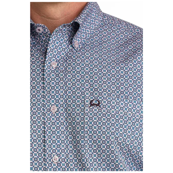 CINCH GEO BUTTON DOWN SHIRT