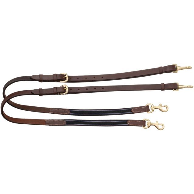 TOUGH 1 HARNESS LEATHER SIDE REINS